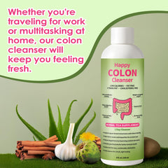Liquid formula of 1 Day Happy Colon Cleanser