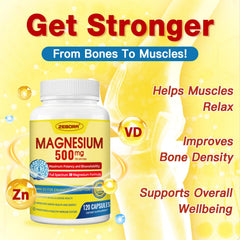 Ingredient list showing 10 magnesium forms