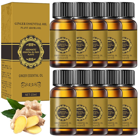 Product image: 10-pack ginger oil for lymphatic drainage