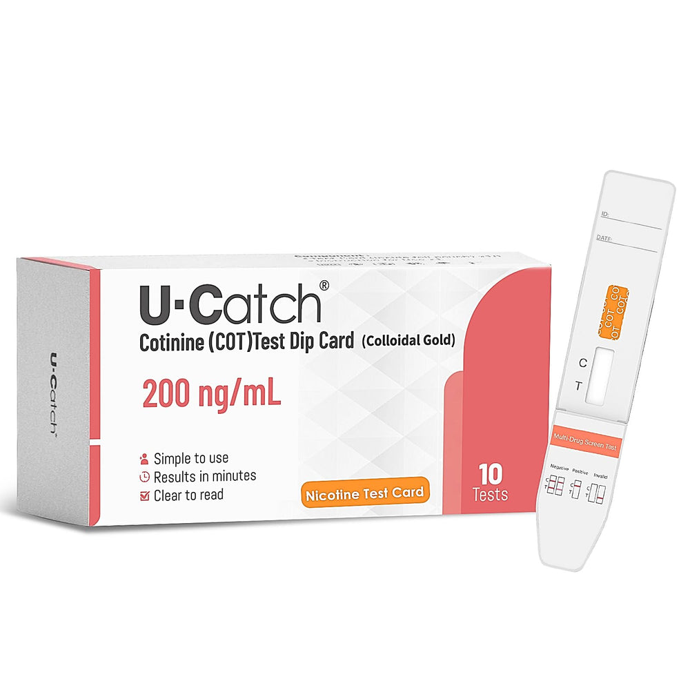 10-pack nicotine testing kit for cotinine urine test
