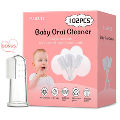 102-piece baby tongue cleaner set with case