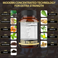 Ingredients list for 11in1 Saw Palmetto Capsules