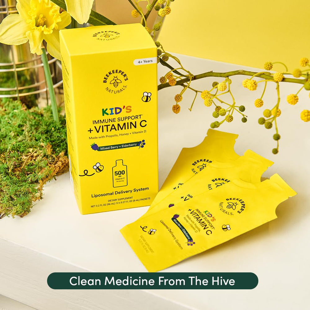 12-count box of Kid's Immune Liposomal Vitamin C by Beekeeper's Naturals
