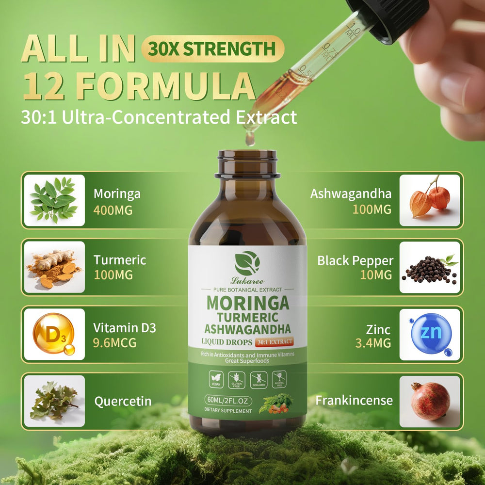 Organic moringa leaves harvested for the product