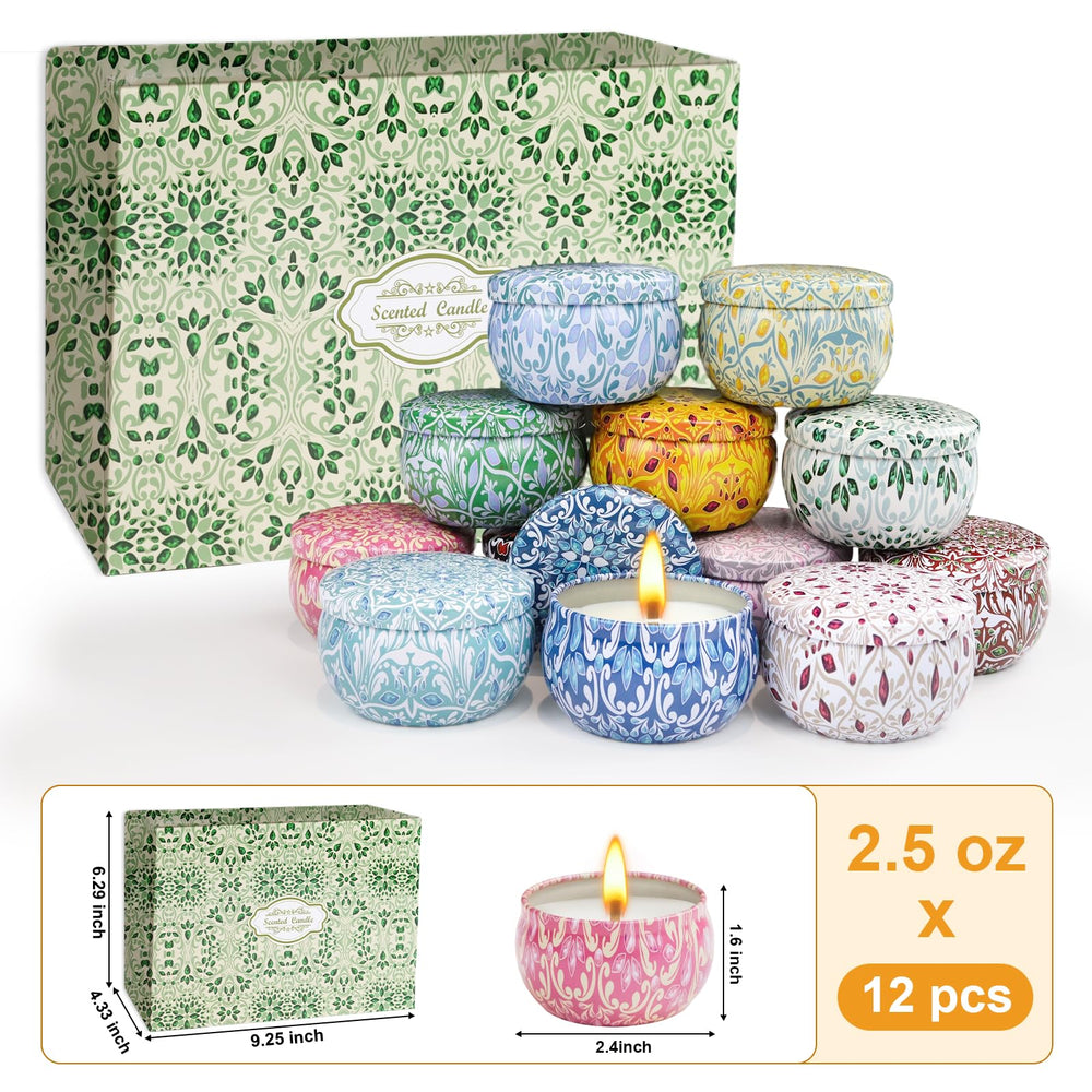 Fragrance notes display - 12 fragrances