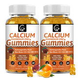 Hero image of 2-pack 1200mg calcium gummies with D3, K2, B12 and B6