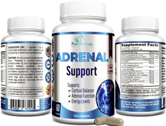 Adrenal support ingredients featuring 13 potent herbs and vitamins