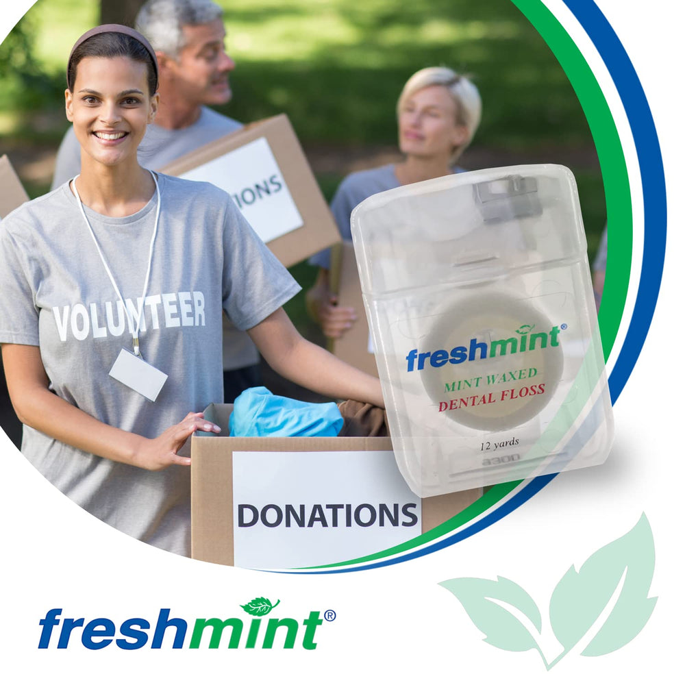 Travel-friendly dental floss packaging suitable for hotels and trips