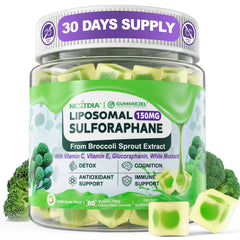 Bottle of 150mg Liposomal Sulforaphane Gummies