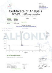 Close-up of capsules and bottle label for amino sequence support formula