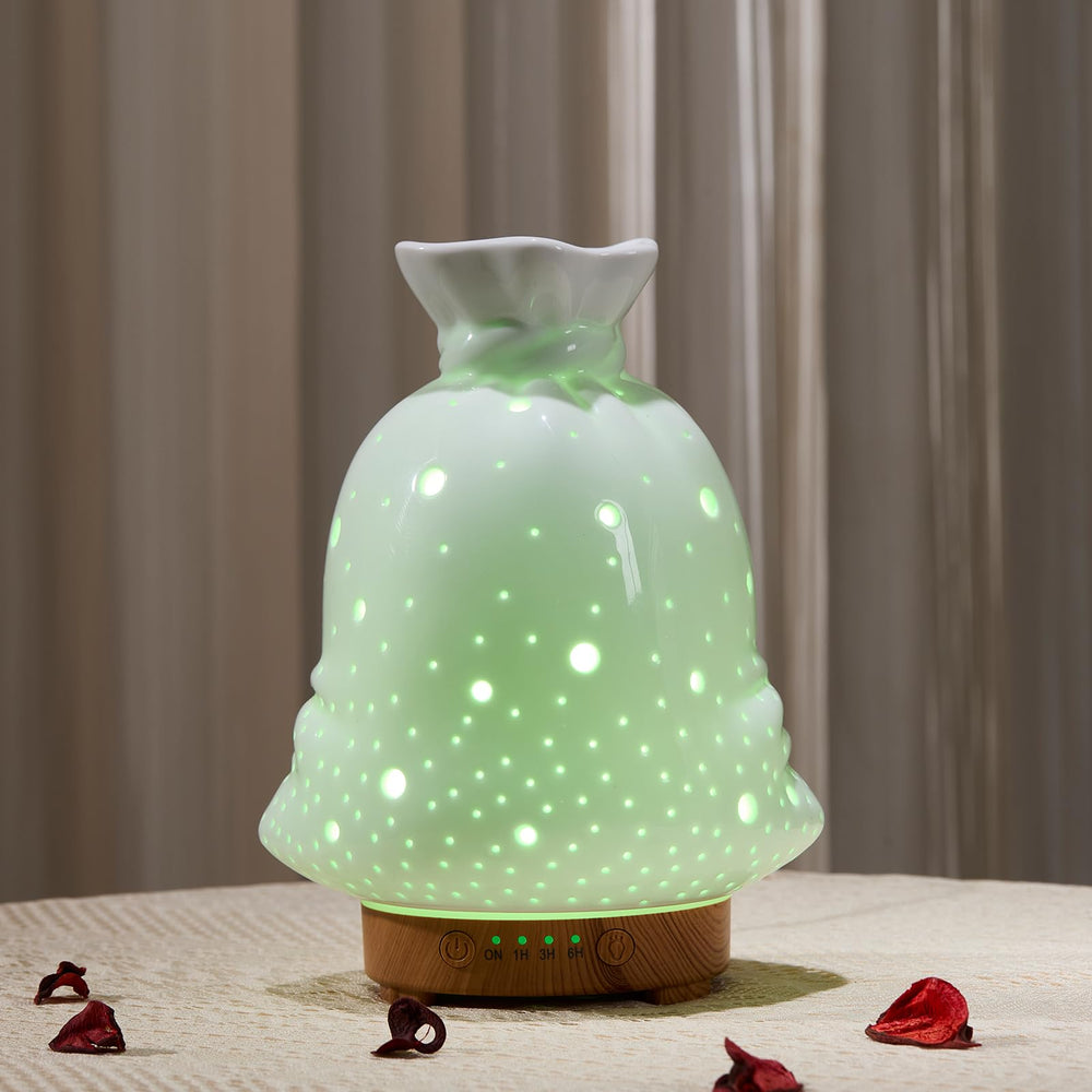 Product shown in a serene, stylish room setting
