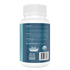 180 capsules bottle on white background
