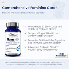 1MD BiomeMD packaging box shown on a clean surface for daily probiotic routine