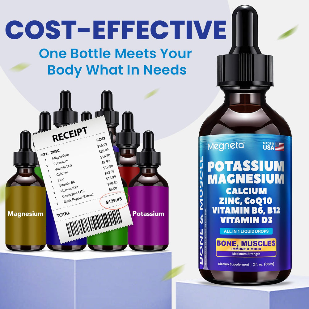 2 fl oz bottle packaging of potassium magnesium calcium zinc liquid complex