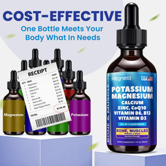 2 fl oz bottle packaging of potassium magnesium calcium zinc liquid complex