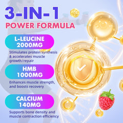 Serving of gummies shown ready to take