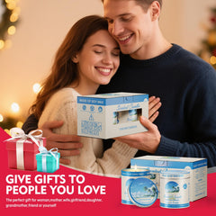 Product shot of 2-pack Coconut Beach soy wax candles in tins