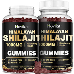 Two-pack Shilajit Gummies 1000mg bottle
