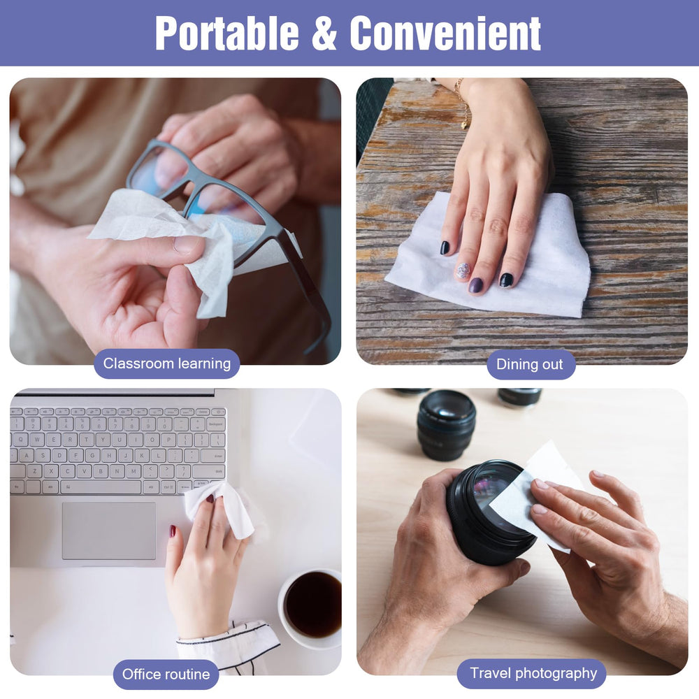 Portable travel-friendly wipes pack