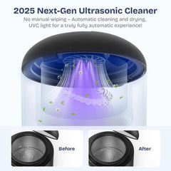 Integrated UVC light for sanitation