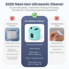 Includes cleaning tray, brush, and tweezers