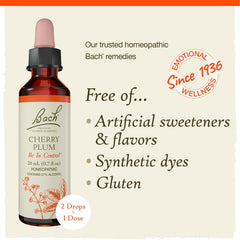 20 mL dropper bottle of Cherry Plum remedy