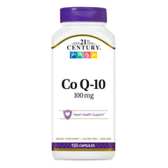 21st Century CoQ10 100 mg 150 capsules bottle label