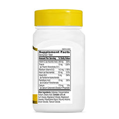 100-count bottle of 21st Century B Complex Plus Vitamin C tablets