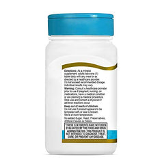 High-quality mineral supplement bottle on white background