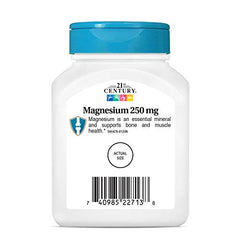 Close-up of magnesium tablet showing size