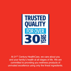 Brand assurance and 30 years of expertise from 21st Century Vitamins
