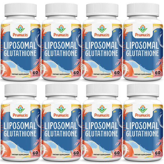 High-dose 2400mg liposomal glutathione softgels with Vitamin C, Milk Thistle and Alpha-Lipoic Acid
