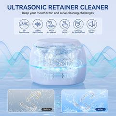 245ml dental cleaning pod for dentures, retainers, and jewelry