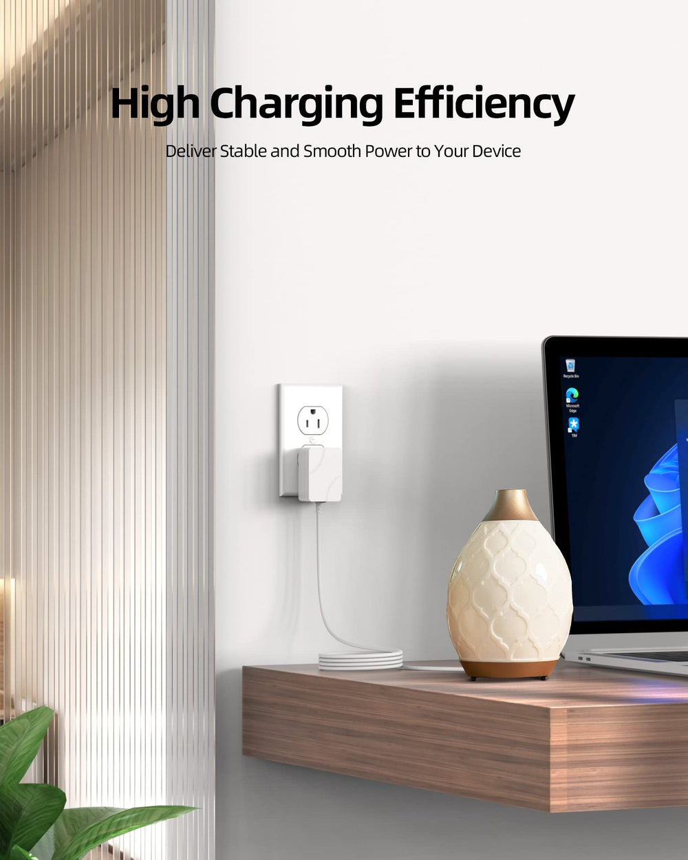 Power adapter in packaging
