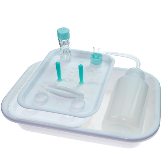 2in1 Hard Contact Lens Cleaning Tray Kit – dual-layer cleaning tray and storage case