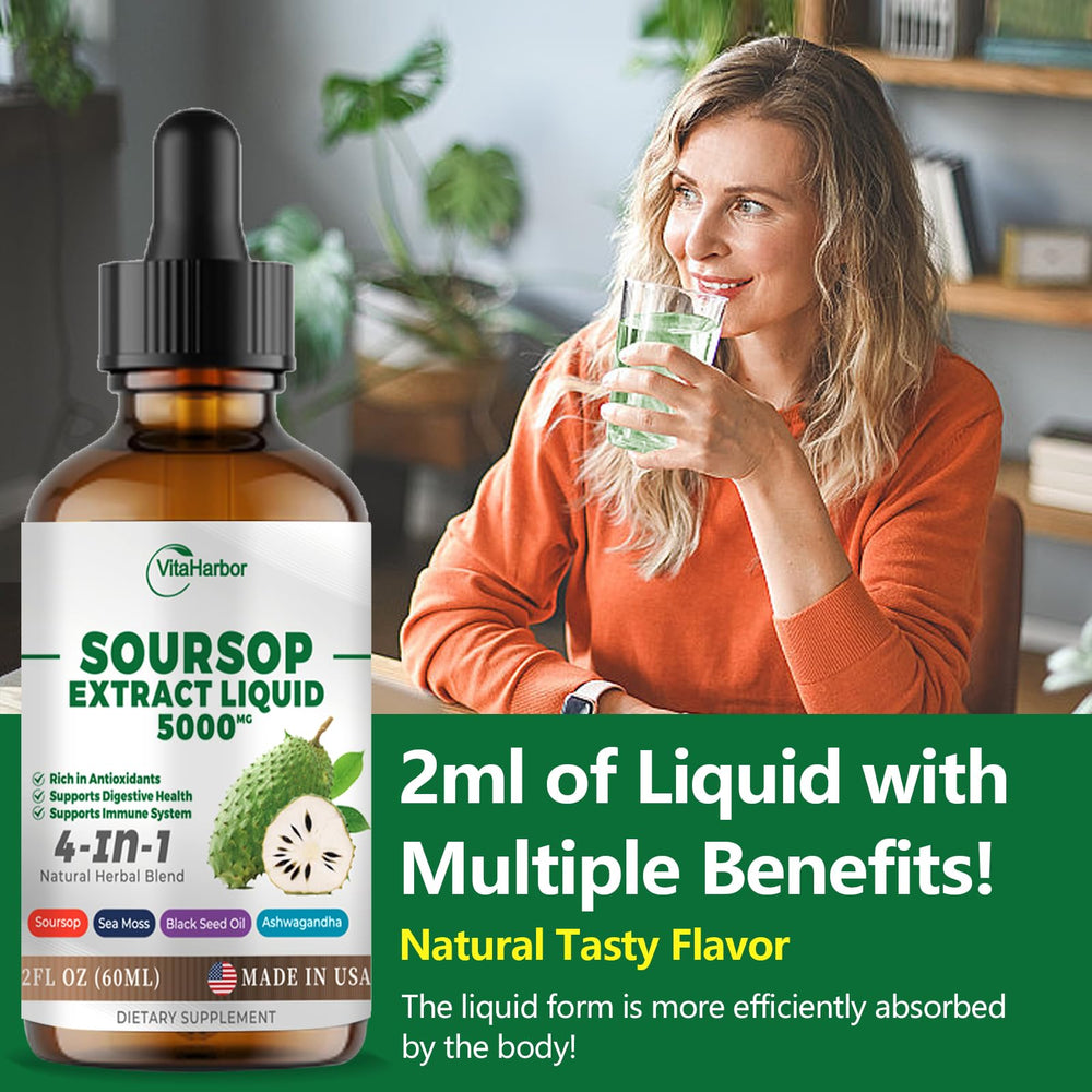 Close-up of the bottle label with 2 oz size and 4-in-1 formula