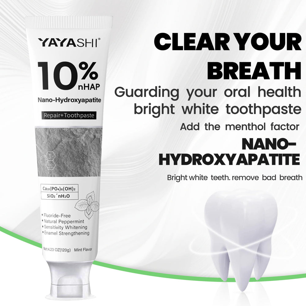Fresh breath concept with toothpaste for oral health