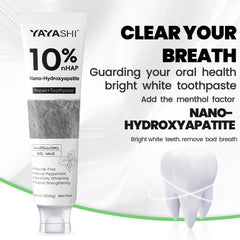 Fresh breath concept with toothpaste for oral health