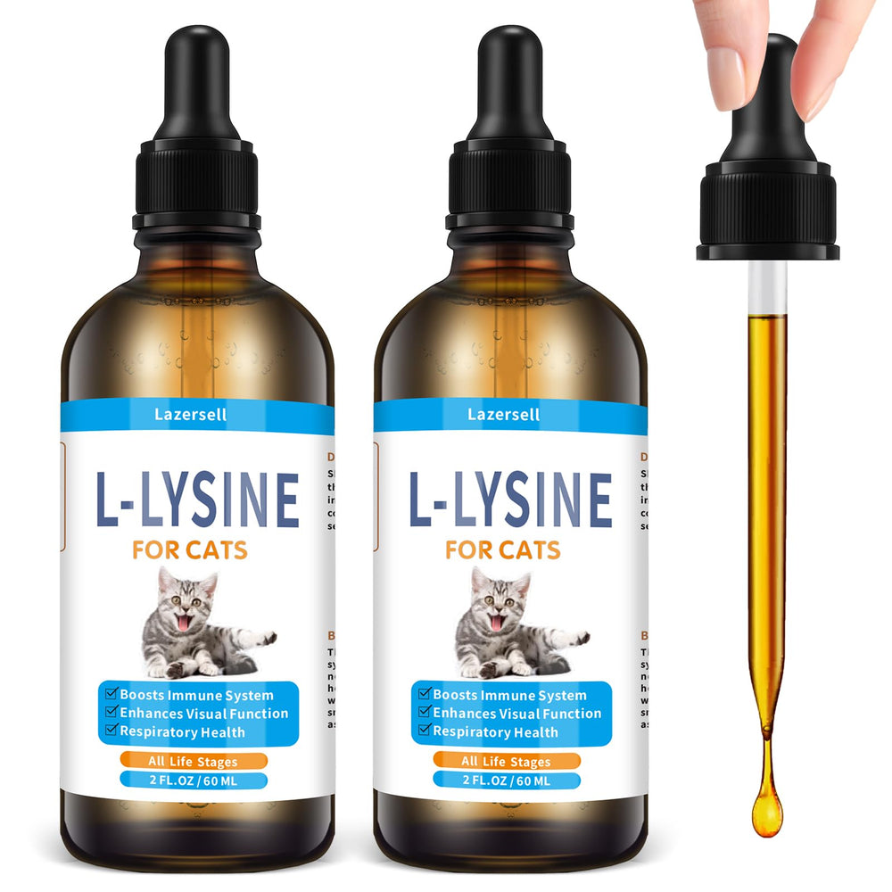 Front view of the 2-pack Lysine for Cats Immune Support