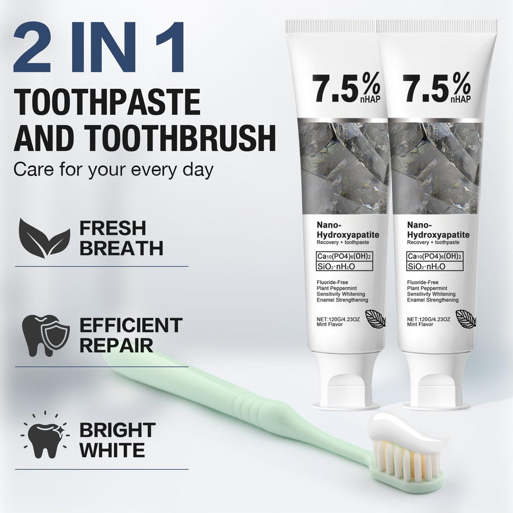 Daily oral care: enamel strengthening and gum health