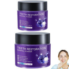 2Pcs Teeth Restoration Mineral Powder box and tube