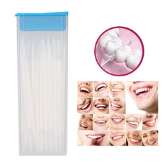 Wide-angle view of dental flosser set