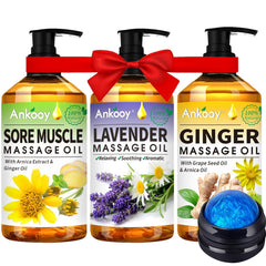 Arnica massage oil for sore muscles