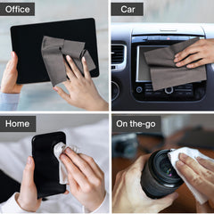 Glasses cleaning cloths safe for camera lenses and screens