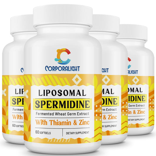Bottle of 30mg spermidine softgels, 240-count
