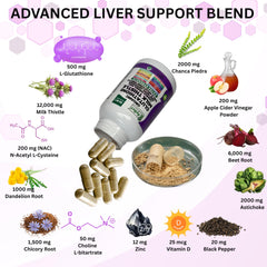 Graphic showing 32-in-1 vitality blend ingredients