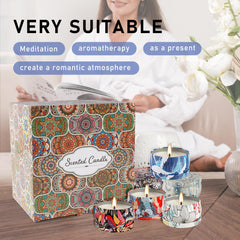 36 candles packed in a decorative gift box