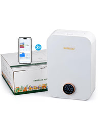 365FEEGD Home Diffuser white front view shows modern design and long-lasting aroma potential