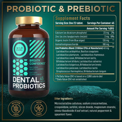 3 Billion CFU probiotic blend label