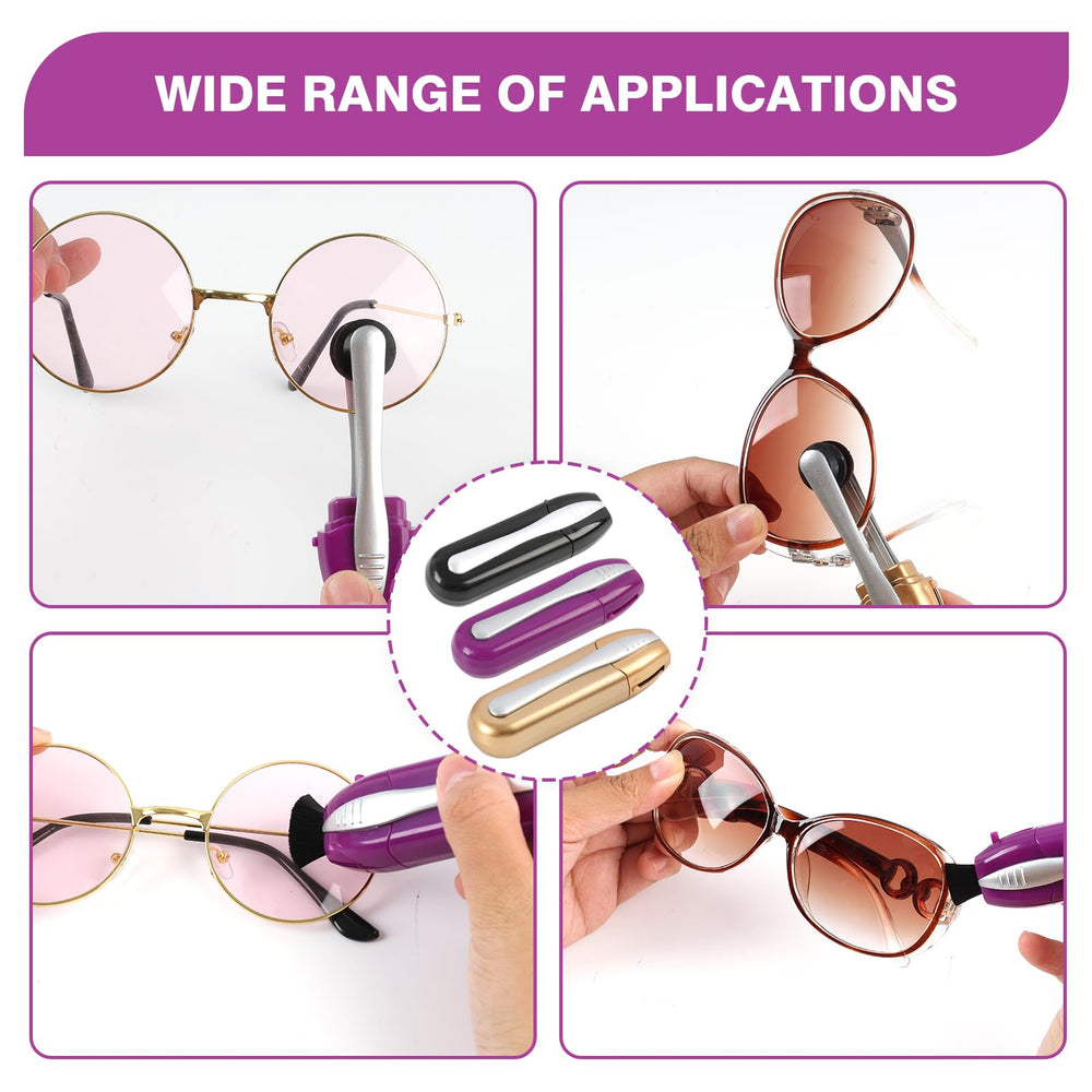 Purple cleaning tool from the kit